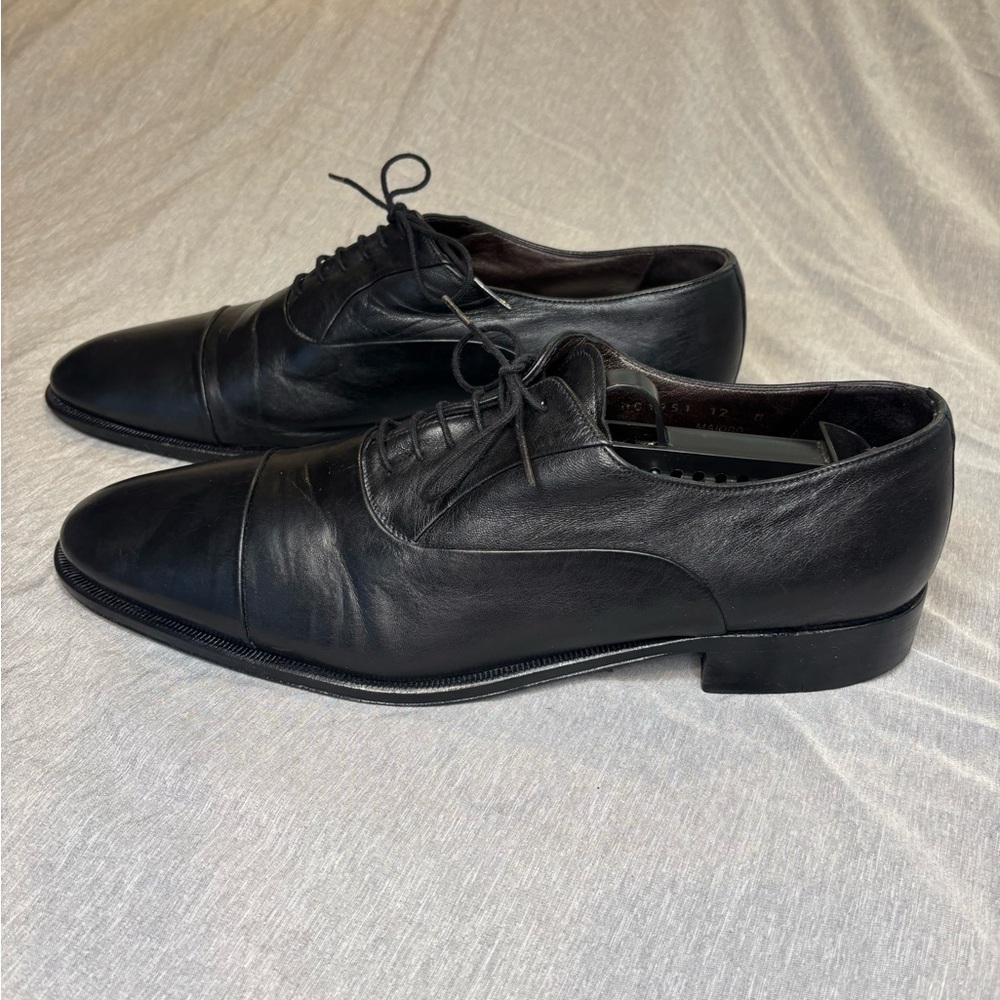 Bruno Magli‎ Maioco Cap Toe Oxford Shoes Men’s 12 M Black